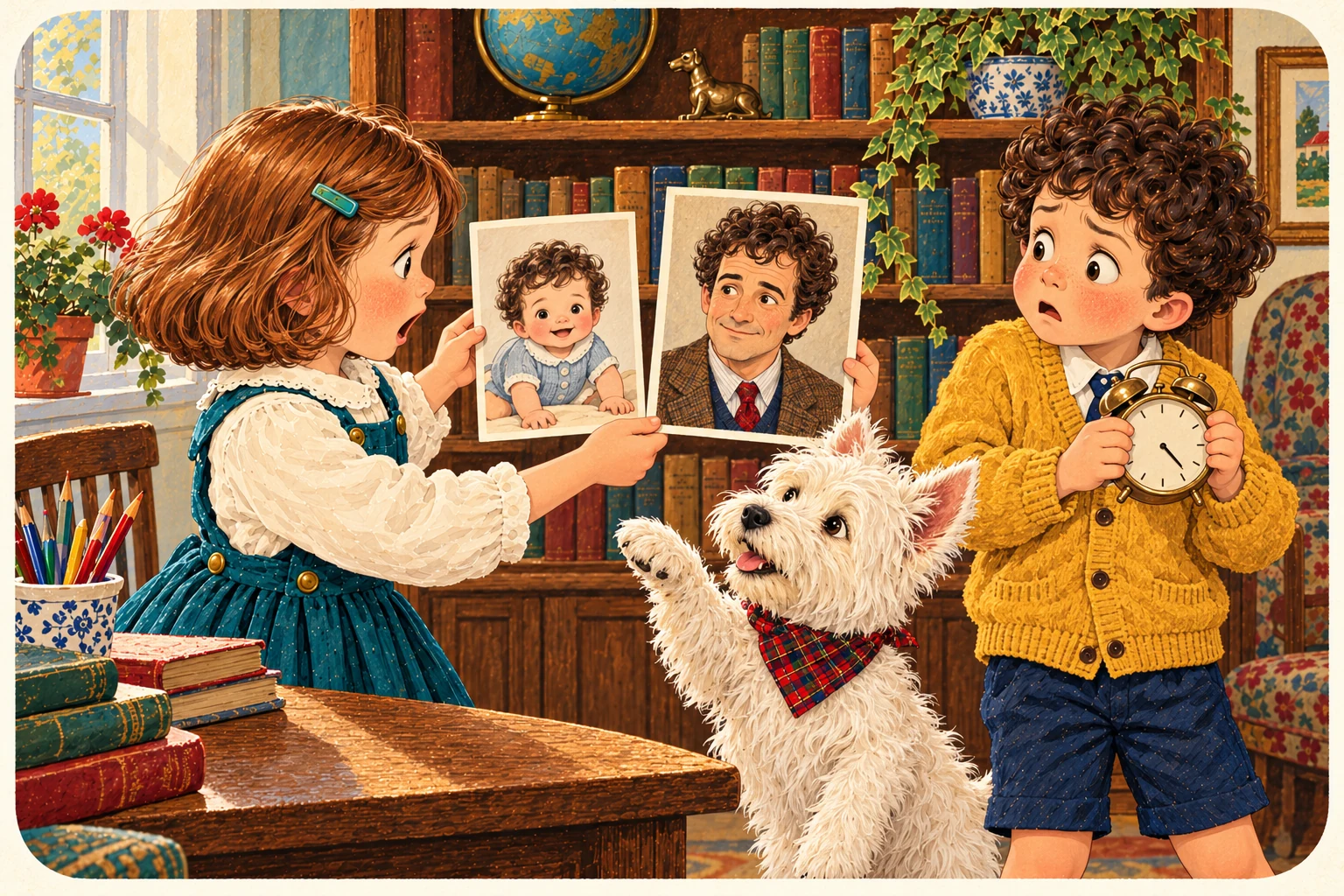 Jenny, Jake and the Westie illustrate age-range.