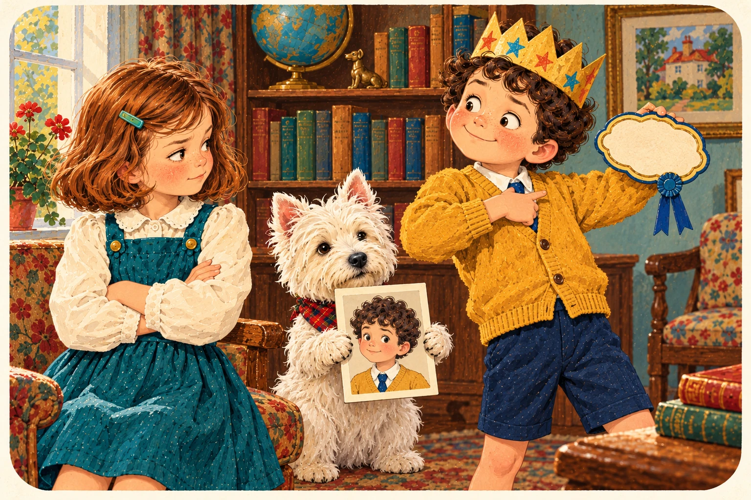 Jenny, Jake and the Westie illustrate aka.